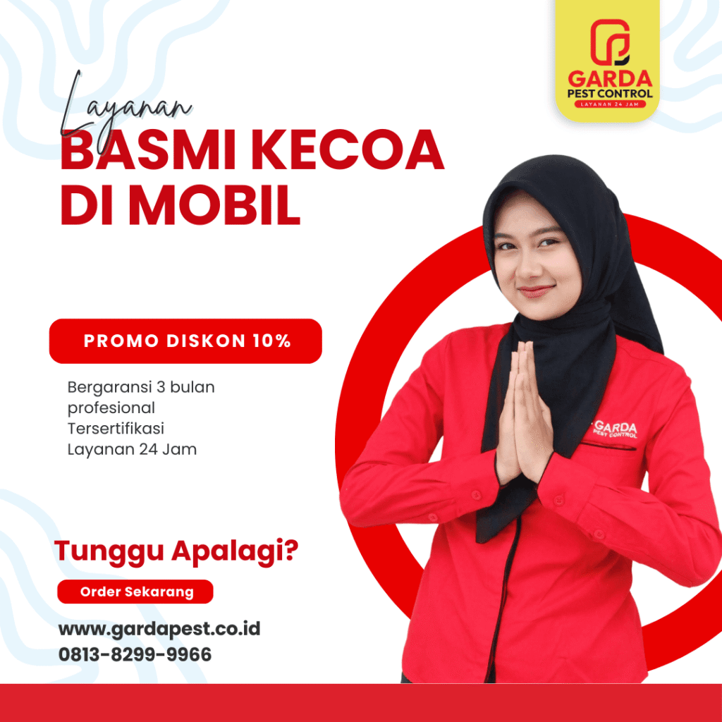 Basmi Kecoa di Mobil Semarang Bersama Garda Pest Control 🚗🪳